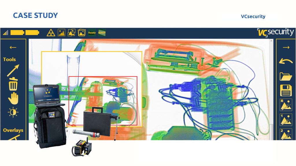 Mobile X-ray devices of VCsecurity must detect hidden dangers fast and reliably in all environmental conditions.