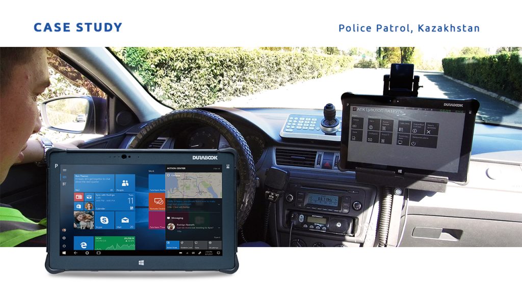 Durabook's feature-rich R11 tablet is an ideal solution because it is robust and rugged enough for use in vehicles, including power and performance reliability